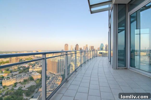 Azure Penthouse Interior Spiral Staircase