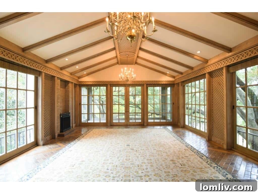 Dallas's Richest Real Estate: Did Andy Beal Acquire the Two Most Expensive Mansions? 15 A spacious gameroom offering entertainment options at the Margaret Crow Estate, 4500 Preston Road.