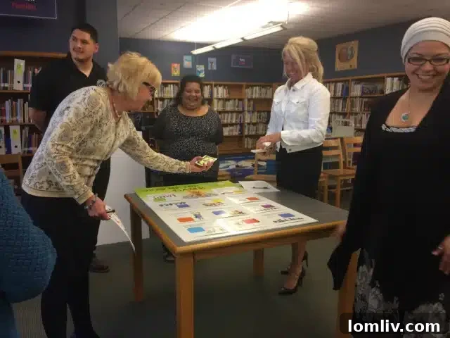 Attendees actively participating and collaborating in an interactive school budget meeting, discussing financial allocations.