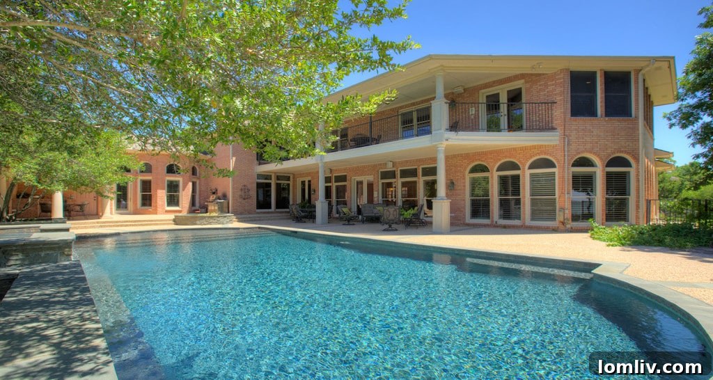 Inviting Pool Area at 132 Shepherd’s Glen Road