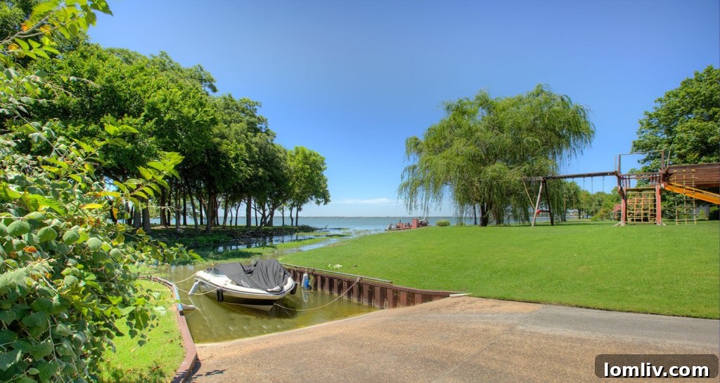 Private Boat Slip and Lake Access at 132 Shepherd’s Glen Road