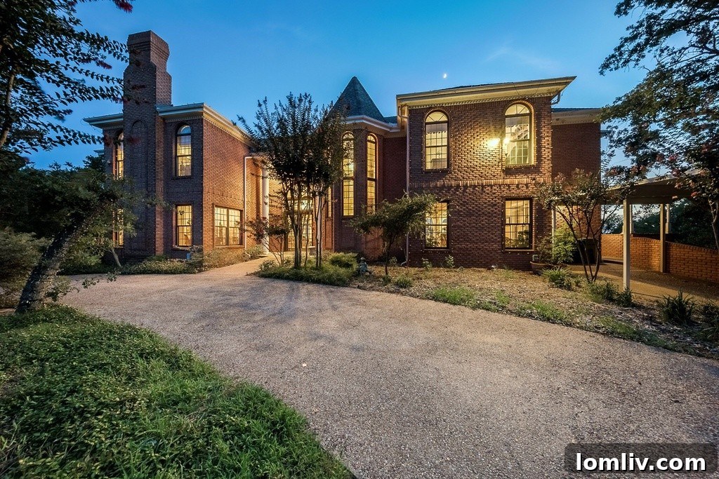 Hit a Home Run This Opening Day: Explore Arlington's 7 Most Luxurious Homes 4 Elegant brick traditional estate overlooking Lake Arlington