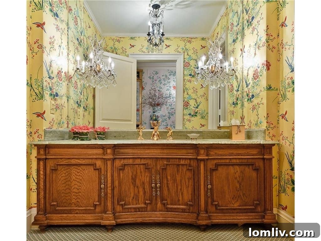 Dave Perry-Miller Curates Dallas' Finest Architecture: Korn, Thompson, Dilbeck 11 Tasteful powder room at 4248 Armstrong Parkway