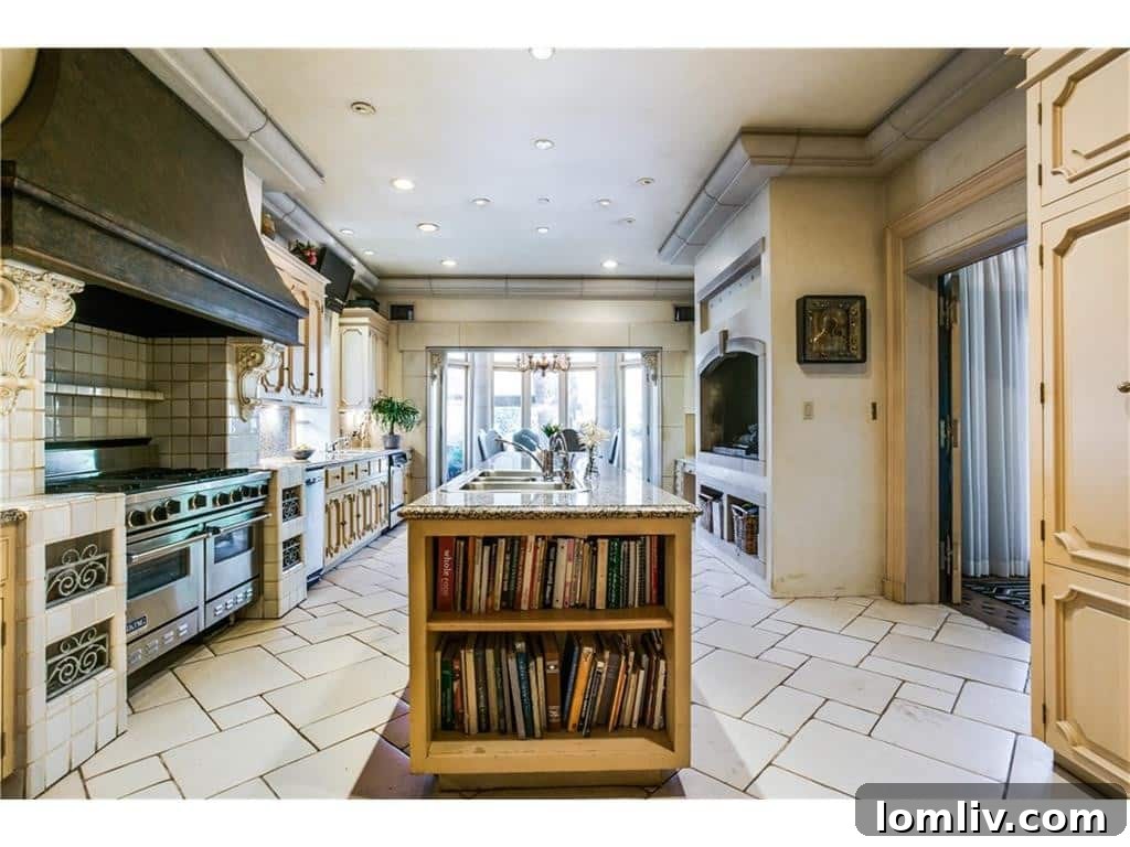 Dave Perry-Miller Curates Dallas' Finest Architecture: Korn, Thompson, Dilbeck 43 Third view of the spacious kitchen at 4908 Lakeside Drive