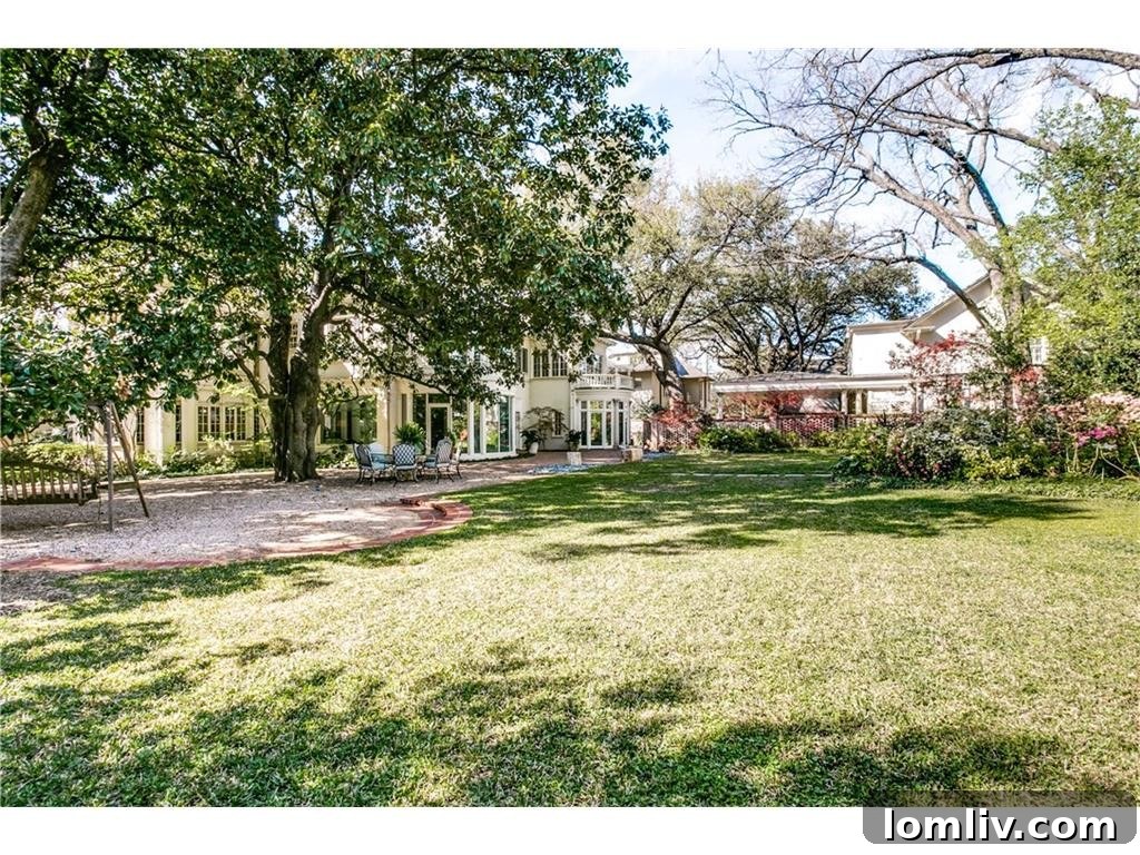 Further view of the beautiful gardens at 4908 Lakeside Drive