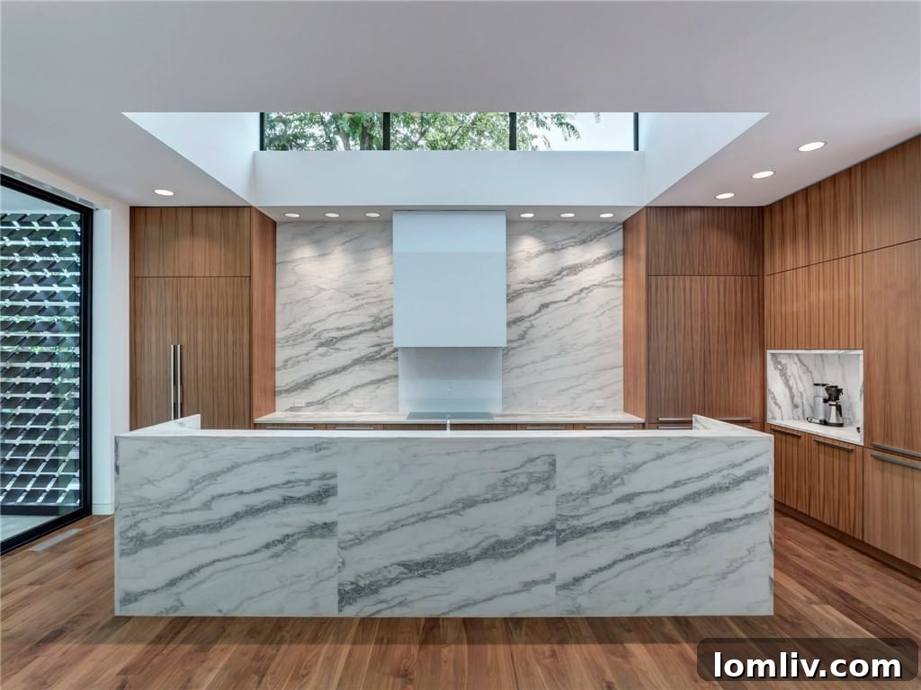 Luxury Miele Kitchen with Montclair Danby Marble Island
