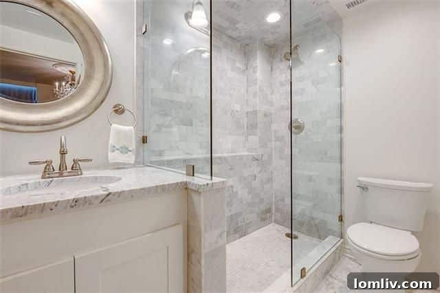 Luxurious Carrera Marble Renovation in Preston Tower Condo, Dallas