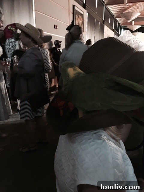 Josie the Parrot at Mad Hatter's Tea Party Dallas