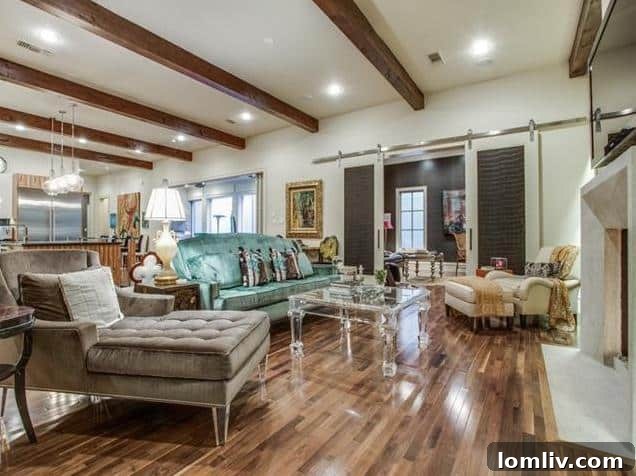 Inviting Living Area with Designer Furnishings