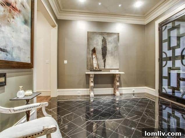 Elegant Foyer Leading to Main Living Areas