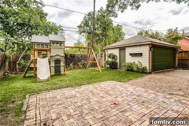 Backyard of 6934 Hammond Ave