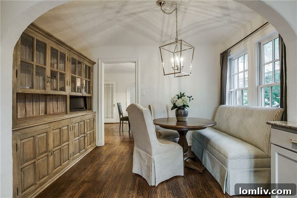 Interior view of 6934 Hammond Ave, showcasing architectural details