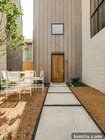 3710 Colvin Court Exterior - Dallas Townhome