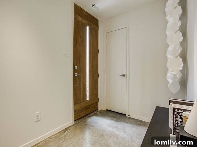 3710 Colvin Court Entryway - Polished Concrete Floors