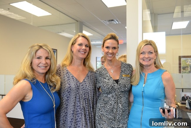 Briggs Freeman Debuts Plano Legacy Office Ahead of the Storm 6 Gina Lester, Shelley Reynolds, Deena Sukenik, and Maureen Steitle gathered at the Briggs Freeman Sotheby's International Realty Plano grand opening
