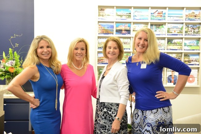 Briggs Freeman Debuts Plano Legacy Office Ahead of the Storm 7 Gina Lester, Patti Winchester, Billie Jo Sheppard, and Laurie Deckert enjoying the Plano office opening celebration