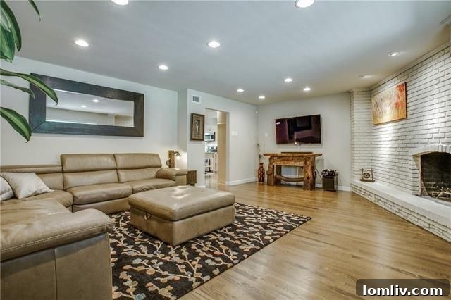 Interior Living Space of Alger Park Home