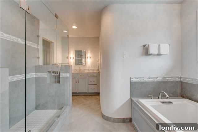Luxurious Master Bathroom with Jetted Tub