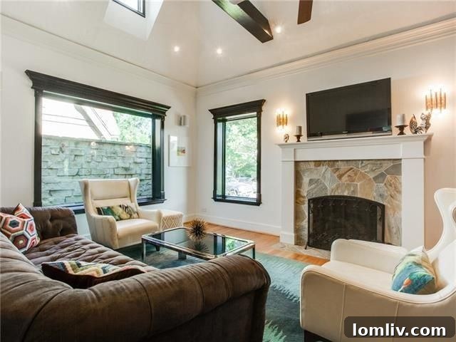 Modern Kitchen in University Park Tudor Home
