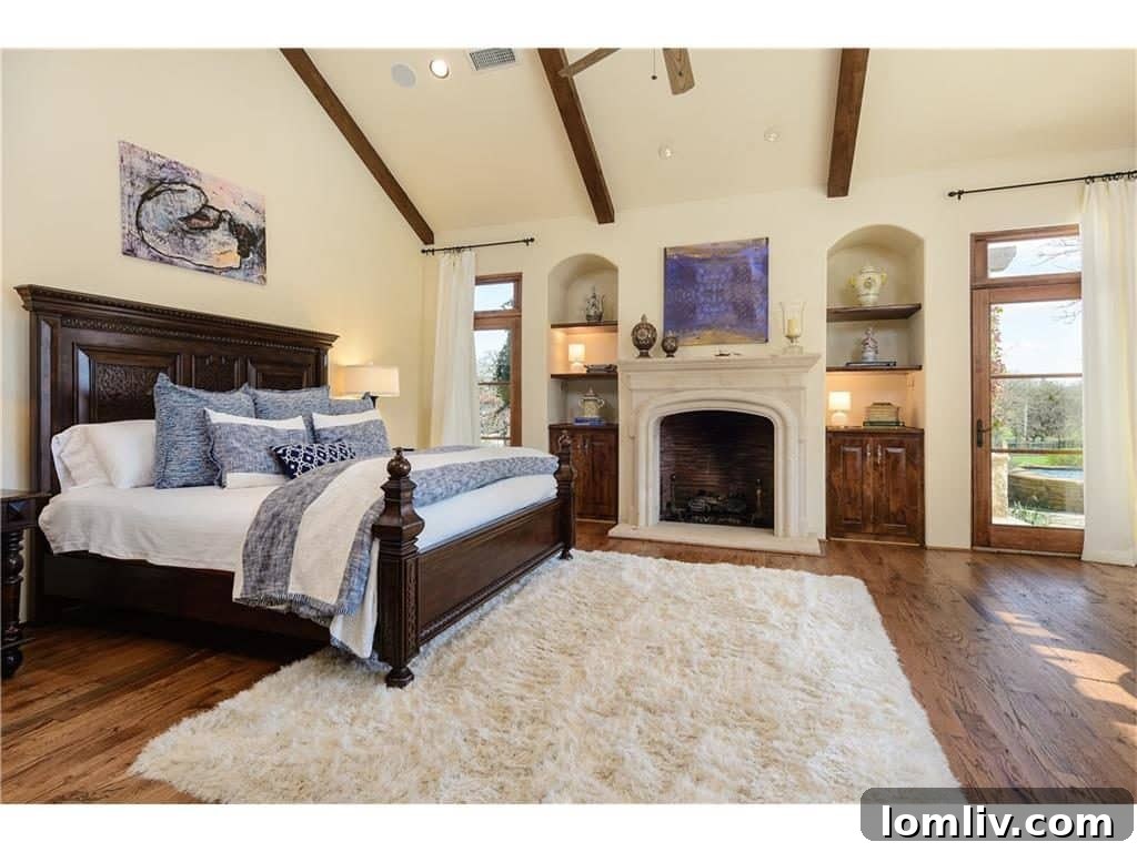 Luxurious master bedroom with sitting area, offering a private sanctuary