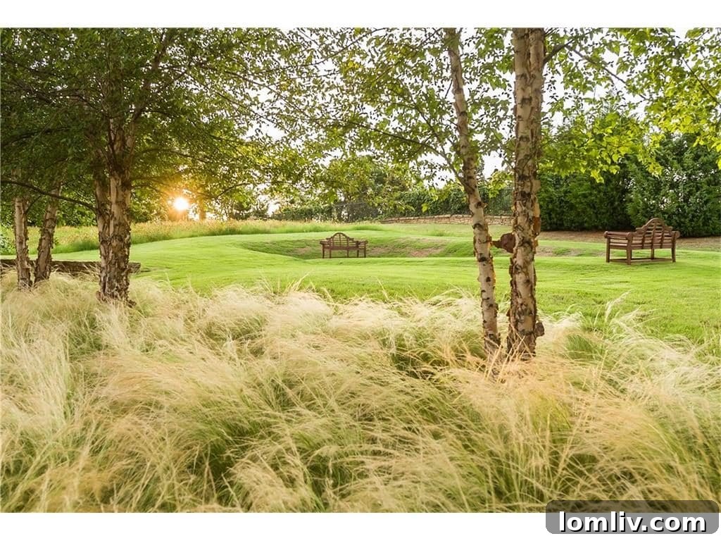Private bocce ball court within the grounds of 2252 King Fisher Drive, offering leisure opportunities