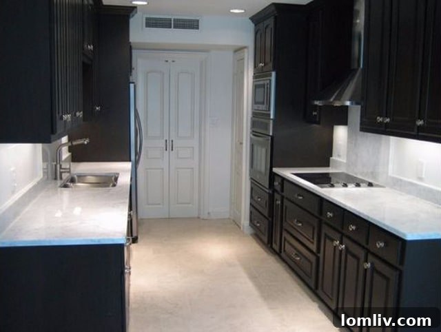 Renovated kitchen in an Imperial House unit, Pink Wall, Dallas, priced at $179 per square foot.
