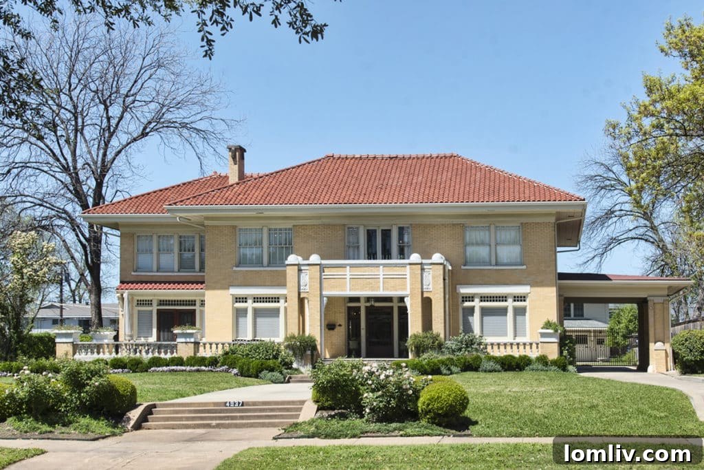 Lee Jones' Prairie-Style Home on Swiss Avenue, a featured property on the Mother's Day Home Tour