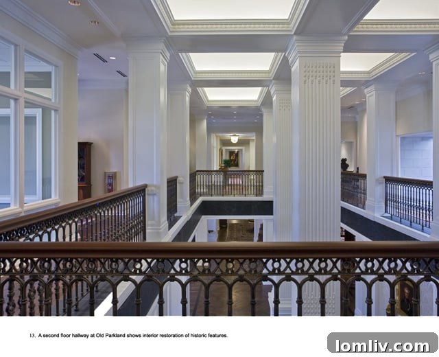 Restored second-floor interior of Parkland Hospital
