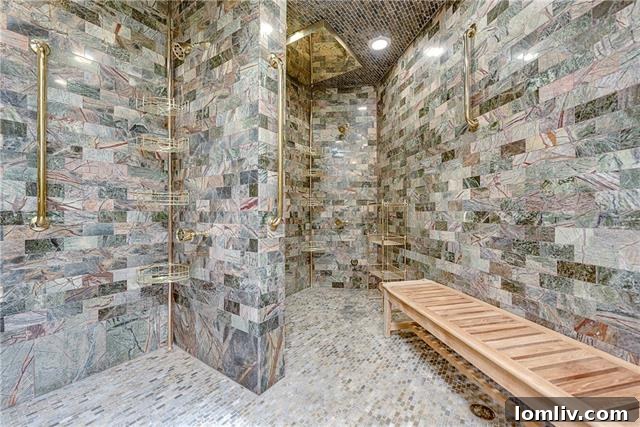 Park Plaza 804 The Other Half of the Sky 4 Luxurious Master Shower in Unit 804