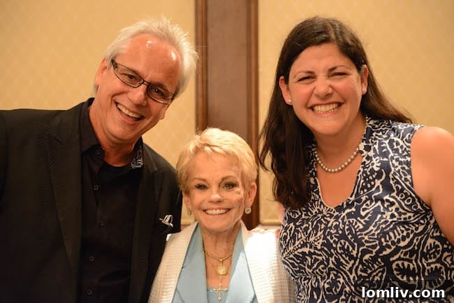 Pogir, Ellen Terry, and Kay Wood at the retirement event.