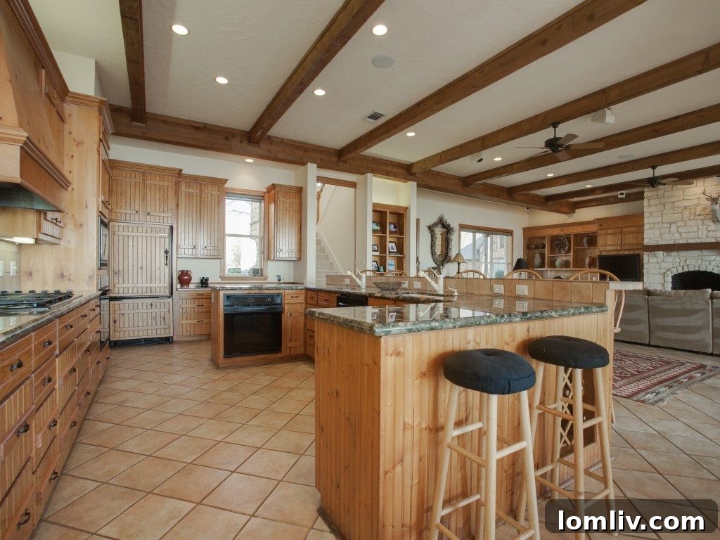 Open Concept Kitchen and Dining Area, Perfect for Entertaining Lakefront