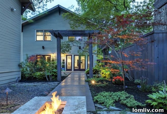 Classic Craftsman home at 5829 Belmont Ave in East Dallas with well-maintained front yard
