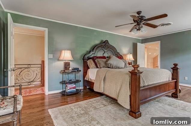 Luxuriously renovated master bathroom with modern amenities at 3601 Ledgeview Court