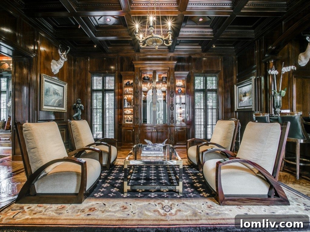 Executive Office with Custom Millwork
