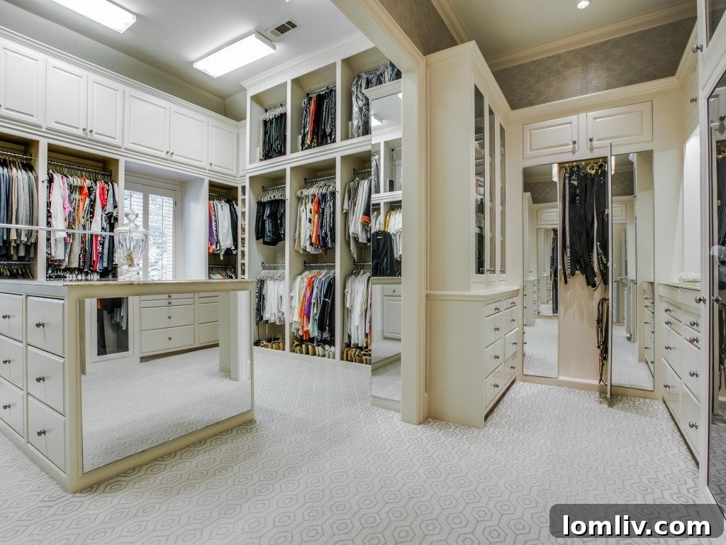 Organized Master Wardrobe