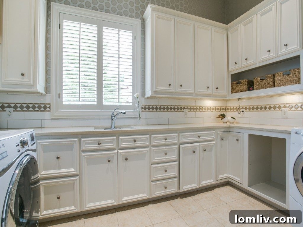 Spacious Laundry Room