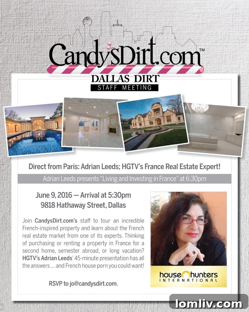 Exclusive Invitation to Adrian Leeds Event in Dallas