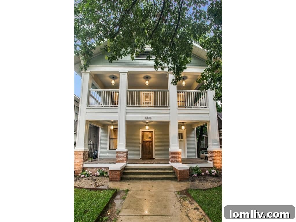 Stacey Warnix Renovation Dallas Prairie Home | 4834 Worth St Exterior
