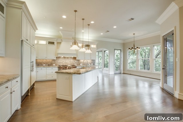 Gourmet Kitchen with Professional Appliances and Creek Views