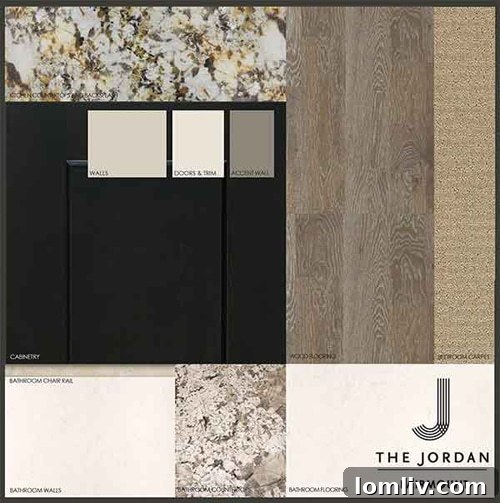 The Jordan Uptown Interior Color Scheme - Light Tones