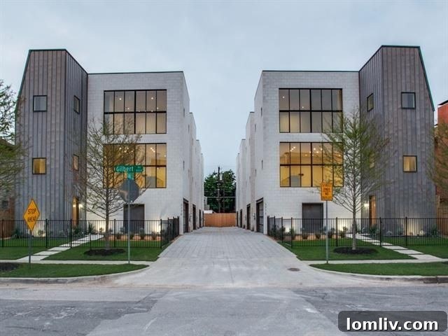 Exterior view of 3715 Colvin Ct townhome