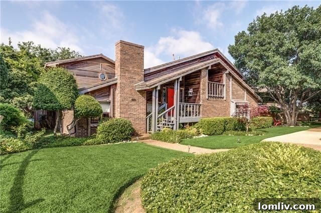 Traditional exterior of 7134 Crooked Oak Dr in Preston Manor