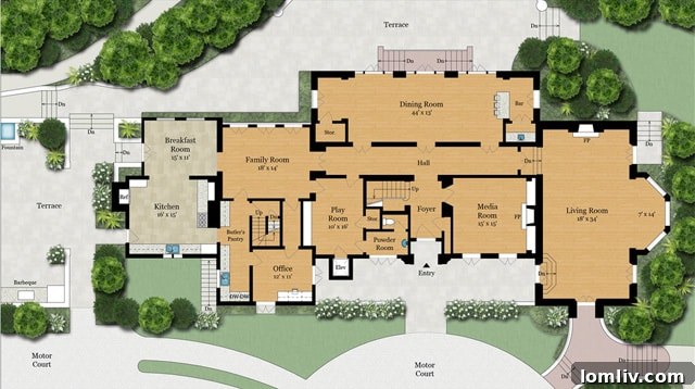 Detailed Floor Plan Example from Floor Plan Visuals
