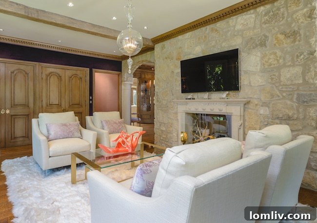 Private Balcony Overlooking Estate Grounds