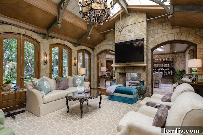 Home Office with Custom Built-ins