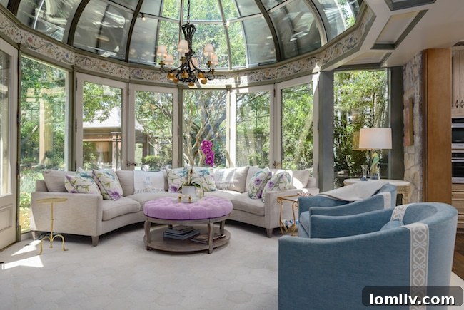 Detailed Ceiling in a Main Living Area