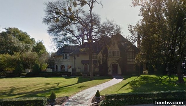 Sam Wyly's luxurious Dallas residence at 3905 Beverly Drive, valued at over $9 million by DCAD.