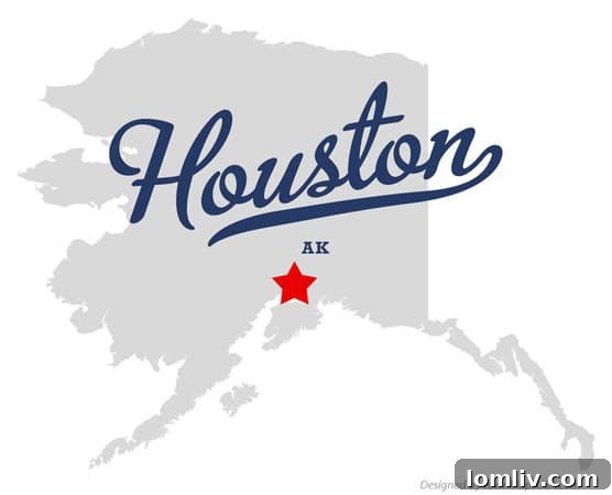 Houston-AK-Map