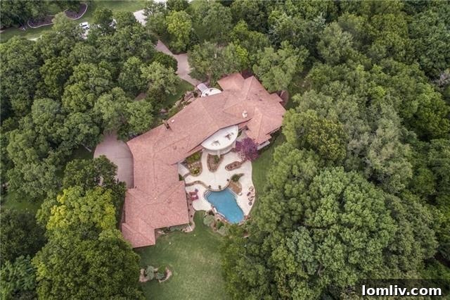 Covered patio offering shade and comfort at Fort Worth luxury property