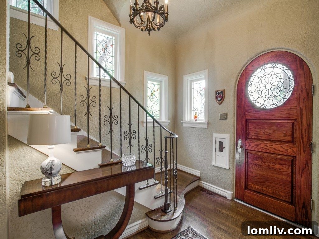 Original Stained Glass Entryway